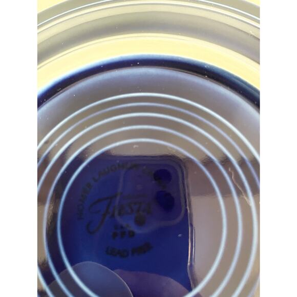 Fiestaware Colbalt Dessert Salad Plate 7 1/4" Fiesta Homer HLC - Picture 3 of 3